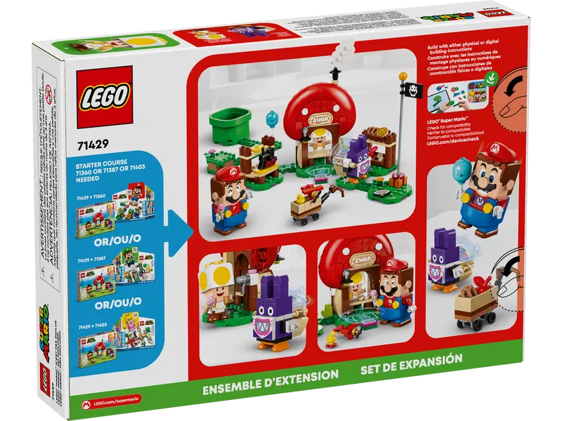 Lego Super Mario - Nabbit at Toad's Shop Expansion Set 71429
