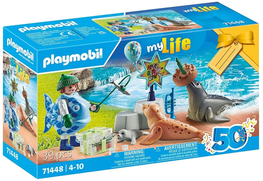 Playmobil - Keeper with Animals 71448