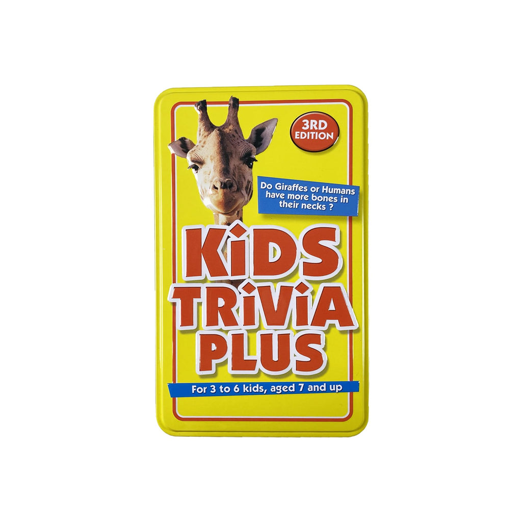Kids Trivia Plus 3rd Edition - Children's Quiz Card Game