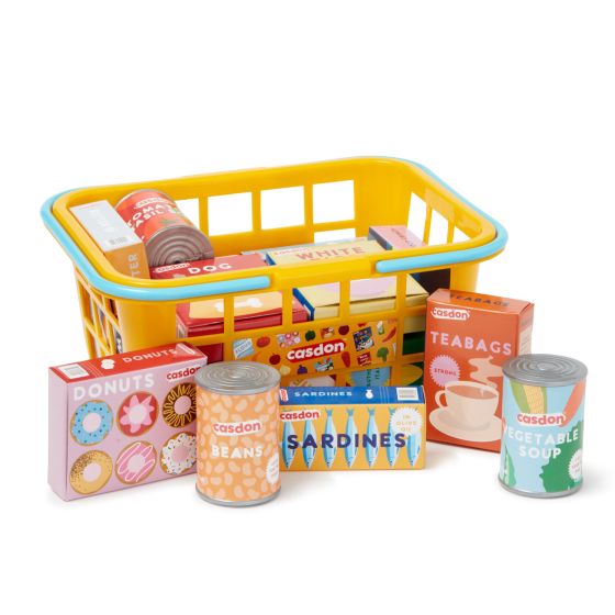 Casdon Shopping Basket - Play Food Set