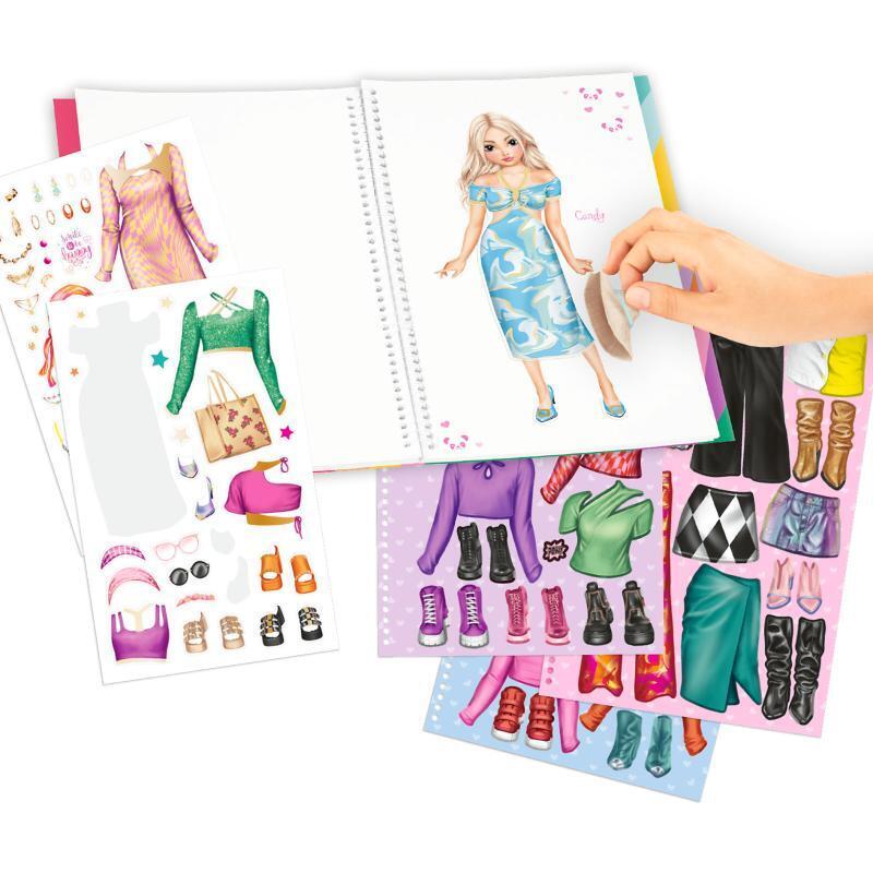 Top Model Dress Me Up stickerbook - Talita & Fergie