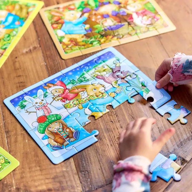 Peter Rabbit™ 4-in-a-Box Jigsaw Puzzles for children