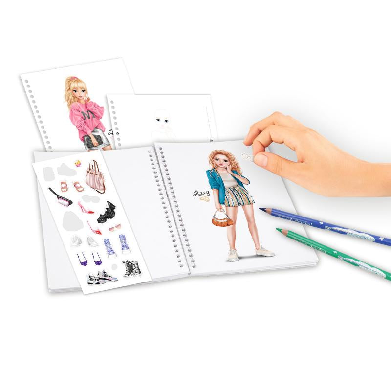 TOPModel Pocket Tiger & Lucy Colouring Book