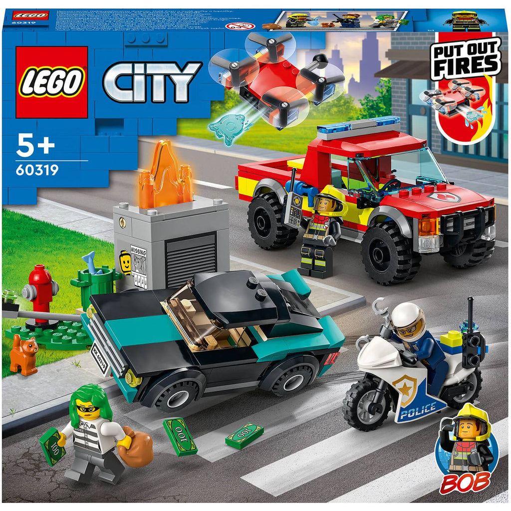 LEGO City - Fire Rescue & Police Chase Truck 60319