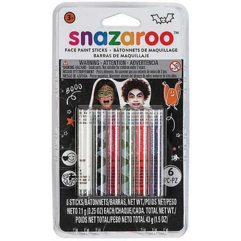 Snazaroo Face Painting Sticks - Halloween
