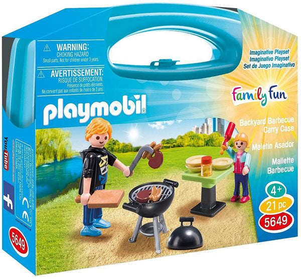 Playmobil City Life Collectable Small Summer Barbecue Carry Case  5649