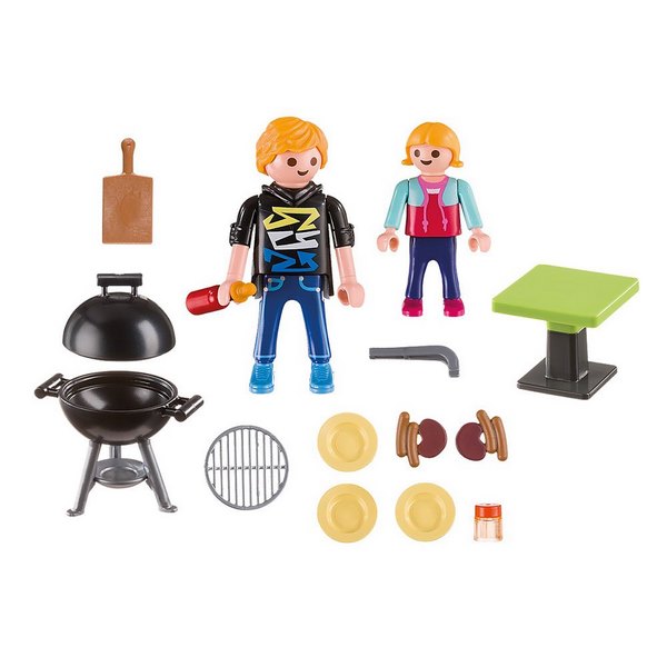 Playmobil City Life Collectable Small Summer Barbecue Carry Case  5649