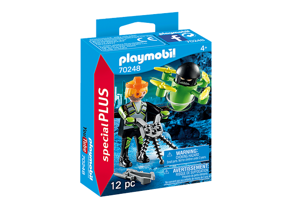 Playmobil Special Plus Agent with Drone 70248
