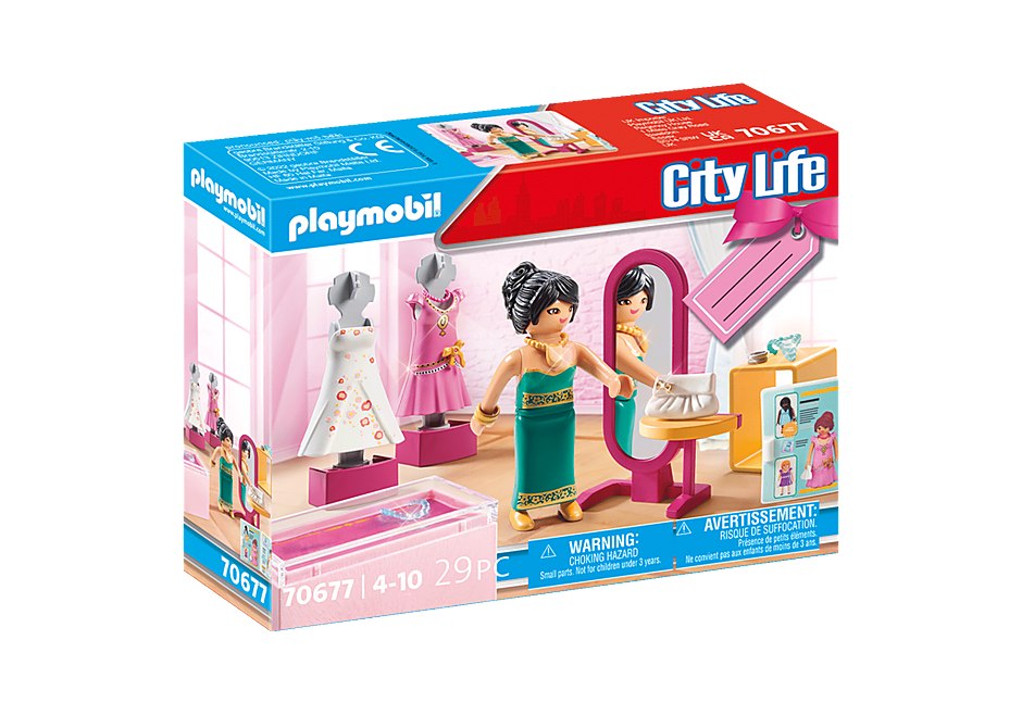 Playmobil City Life - Fashion Boutique Gift Set:  70677