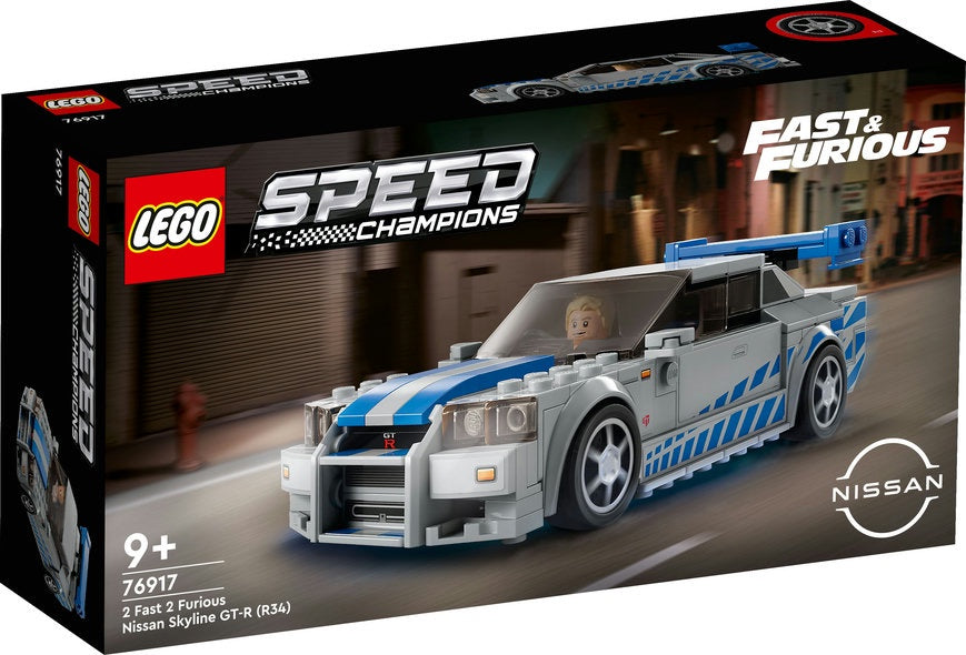 Speed Champions-2 Fast 2 Furious Nissan Skyline GT-R (R34) 76917