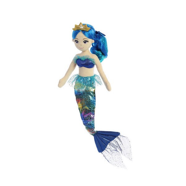 Sea Sparkles Rainbow Indigo Mermaid Doll 18"