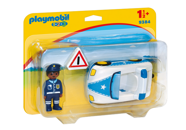 Playmobil 1.2.3. Police Car - 9384