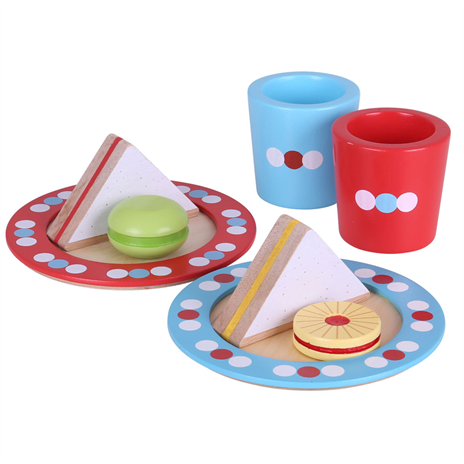 Wooden Tea for Two play set