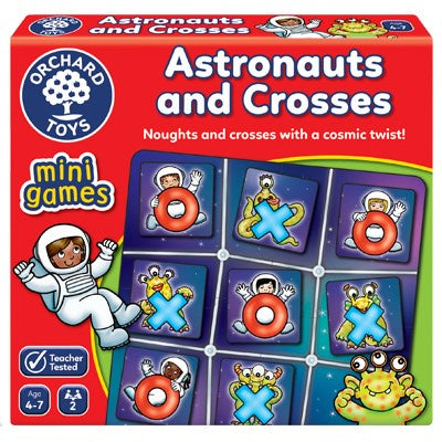 Mini Astronauts and Crosses Game by Orchard Toys
