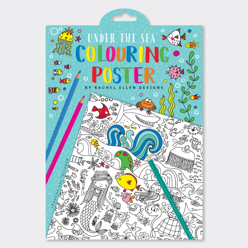 Colouring poster - Under the Sea
