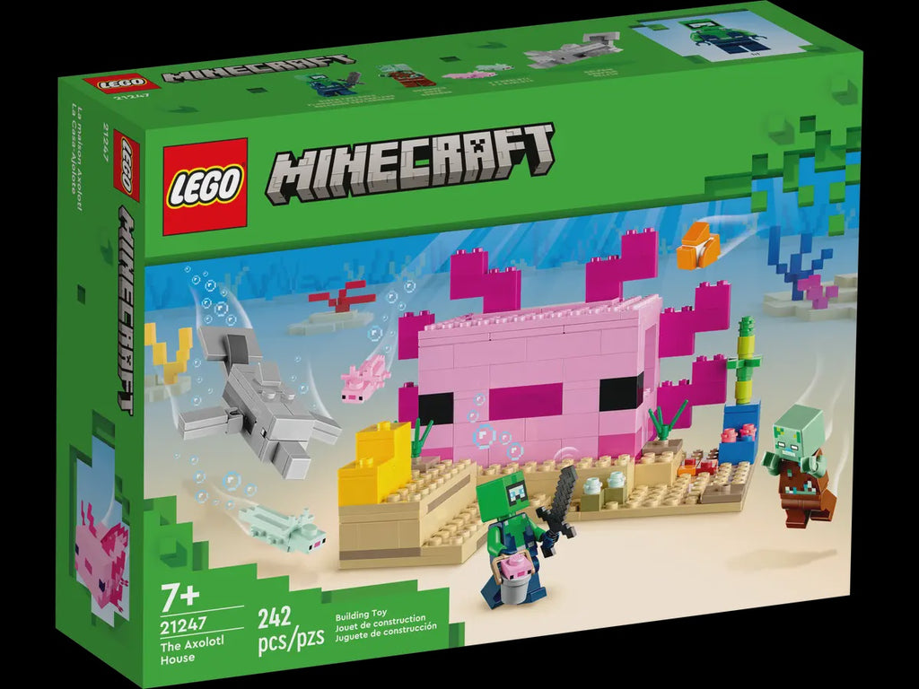 Lego Minecraft -The Axolotl House 21247