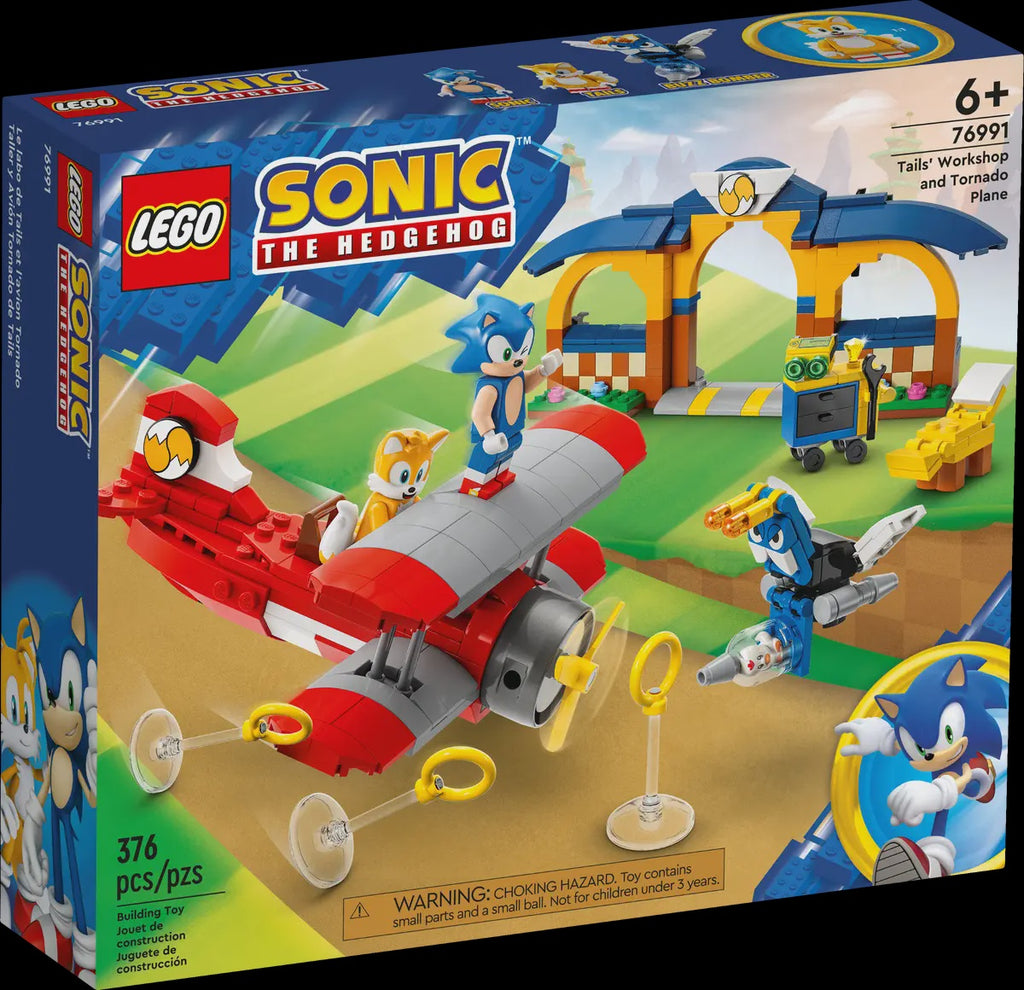 Lego Sonic The Hedgehog - Tails' Workshop and  Tornado Plane 76991