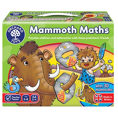 Mammoth Maths - Educational Game by Orchard Toys