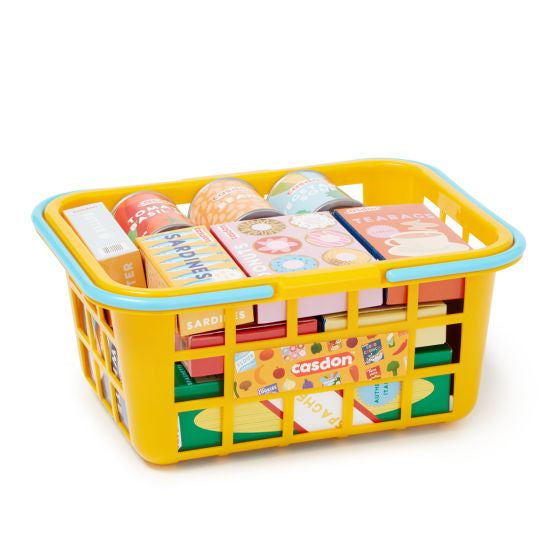 Casdon Shopping Basket - Play Food Set