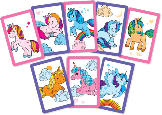 Snap and Pairs Card Game: Unicorn