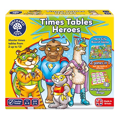 Times Table Heroes - Educational Game by Orchard Toys