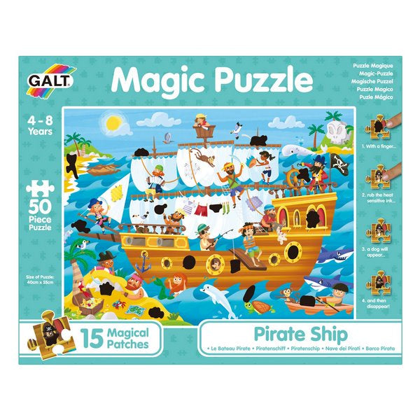 Pirate Ship 50 piece magic jigsaw puzzle