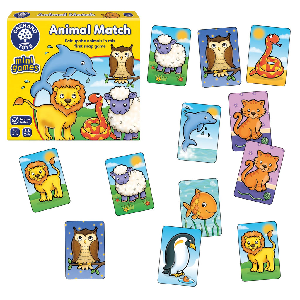 Animal Match Mini Game by Orchard Toys