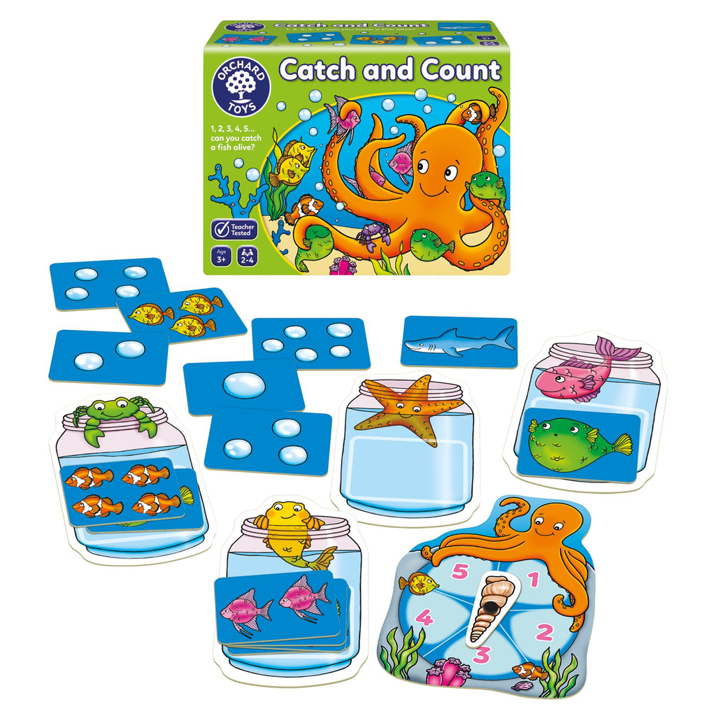 Catch and Count Game - Educational Game by Orchard Toys