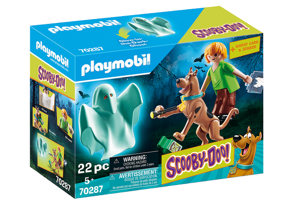 Playmobil  SCOOBY-DOO! Scooby and Shaggy with Ghost - 70287