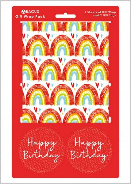 Rainbows Gift Wrap - 2 sheets