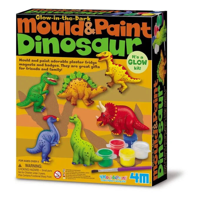 Mould and Paint - Glow in the Dark Dinosaurs