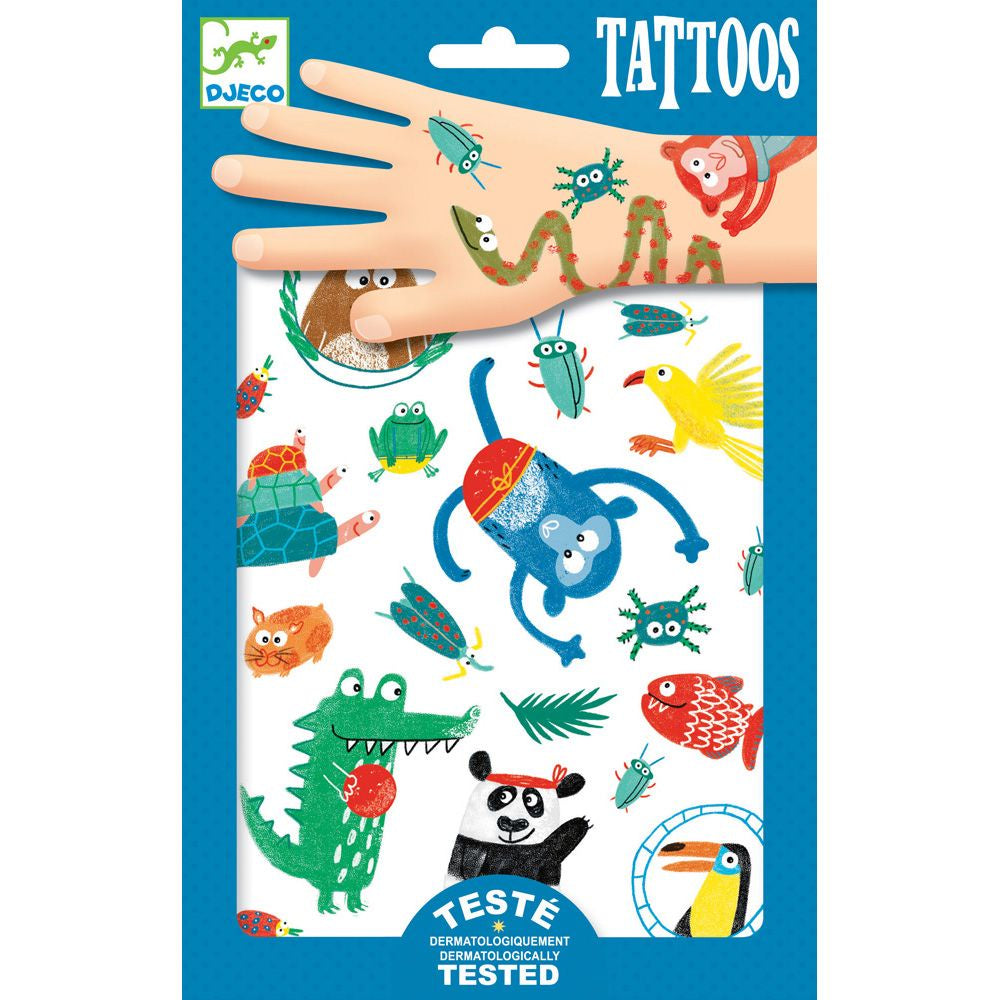 Children's Tattoos - Funny Animals